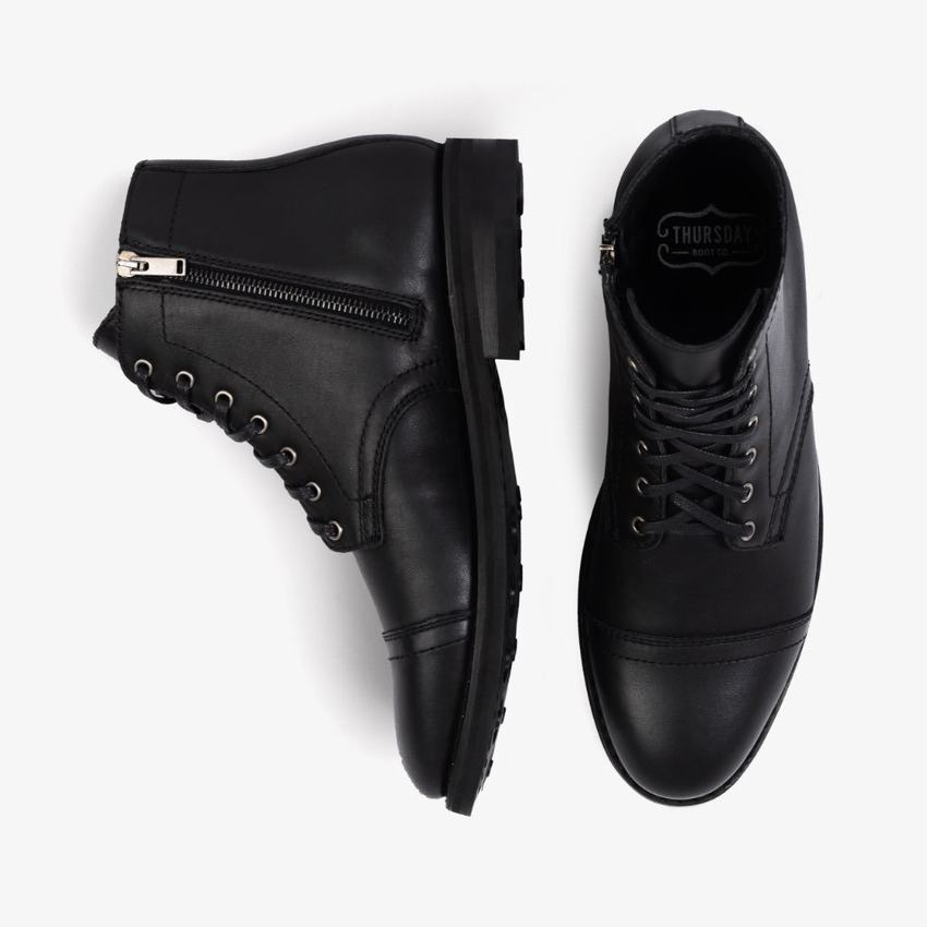 Thursday Boots Major Veterlaarzen Heren - Laarzen Zwart (0796543-YF)